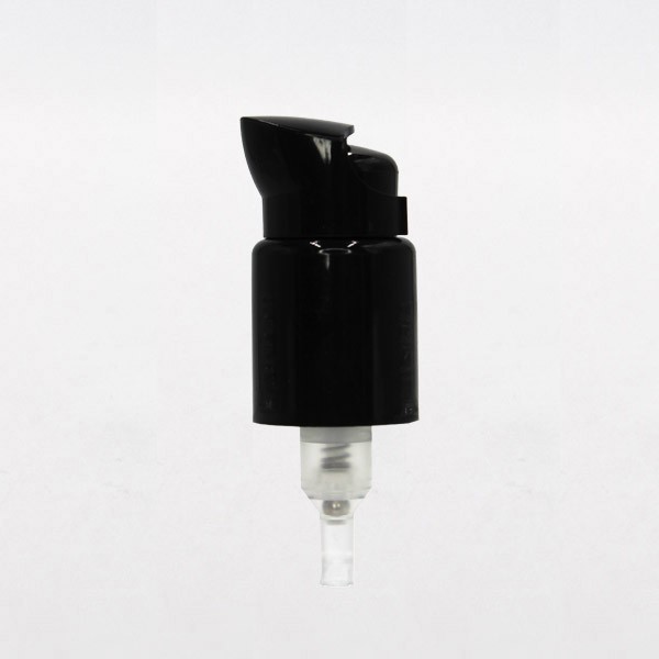 Pompe lotion noire 24-410 avec capot clip