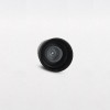 Capsule Rollon noire striée inviolable DIN18 avec bille inox