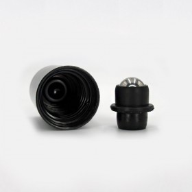 Capsule Roll-on UREA noire DIN18 avec bille en inox
