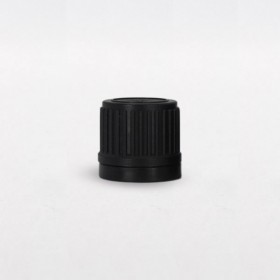 Compte-goutte noir strié DIN18 avec insert standard