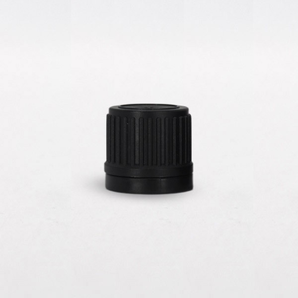Compte-goutte noir strié DIN18 avec insert standard