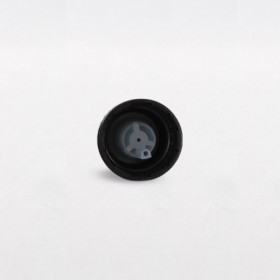Compte-goutte noir strié DIN18 avec insert standard