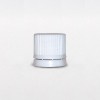 Compte-goutte blanc striée inviolable DIN18 avec insert huileux