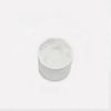 Compte-goutte blanc striée inviolable DIN18 avec insert huileux