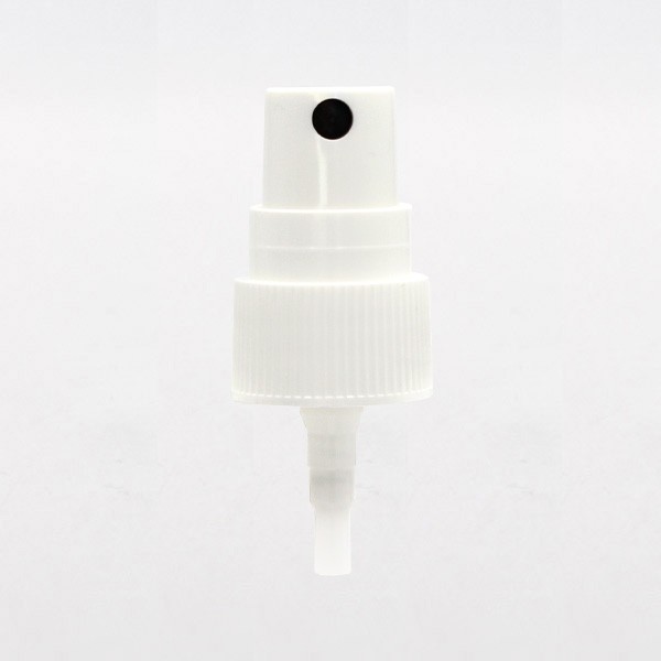 Pompe spray blanche DIN18 avec capot cristal