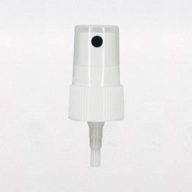 Pompe spray blanche DIN18 avec capot cristal