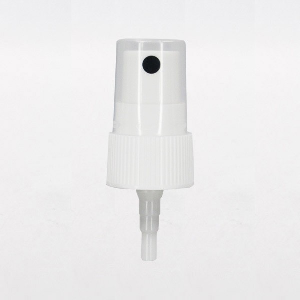 Pompe spray blanche DIN18 avec capot cristal