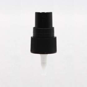 Pompe spray noire DIN18 avec capot transparent