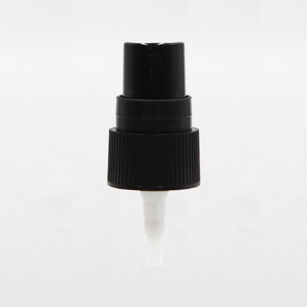Pompe spray noire DIN18 avec capot transparent