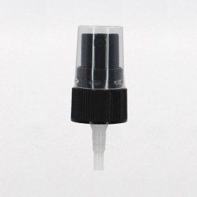 Pompe spray noire DIN18 avec capot transparent