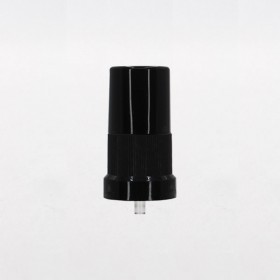 Pompe spray noire DIN18 modèle APTAR avec capot noir