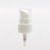 Pompe crème blanche DIN18 avec capot transparent