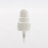 Pompe crème blanche DIN18 avec capot transparent