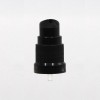 Pompe crème noire DIN18 modèle APTAR avec capot noir