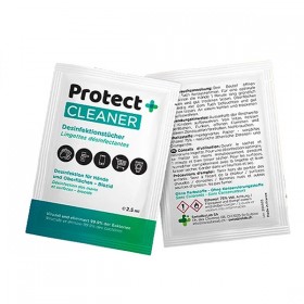 Lingettes Protect+ Cleaner Désinfectantes mains et surfaces