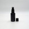 Pack Flacon goutte verre violet Miron 30ml et pompe spray noir din18